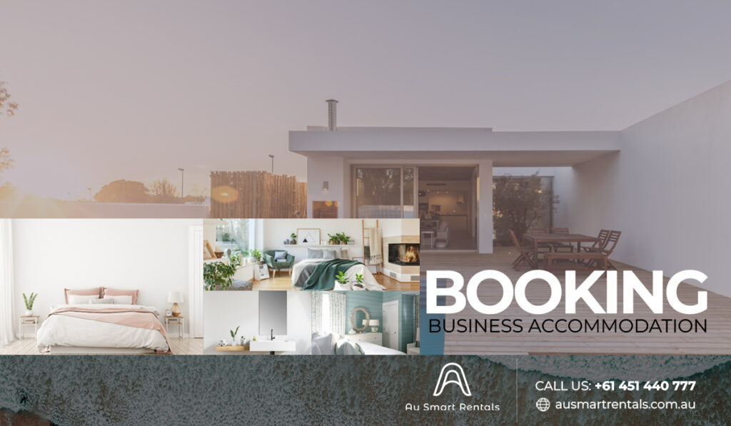 Booking business accommodation