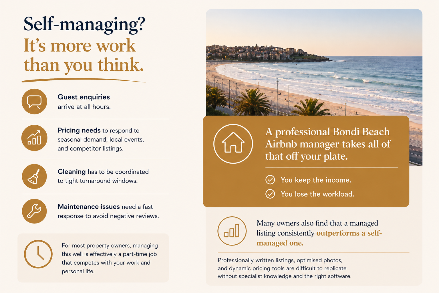 Airbnb management Bondi Beach